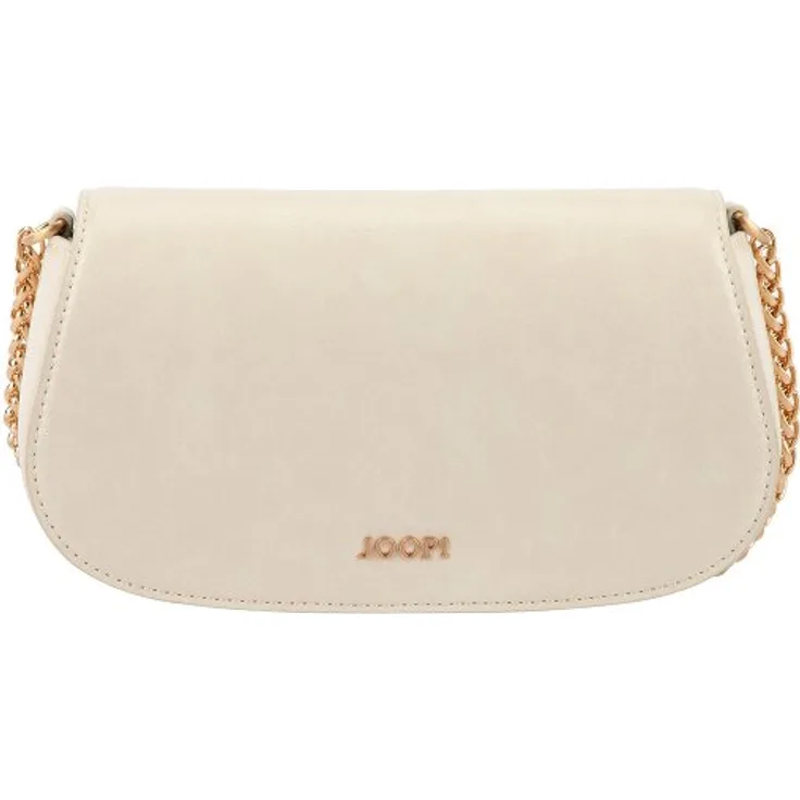 Joop! Scala Umhängetasche, 100% Leder, beige, 21 cm x 5 cm x 11 cm
