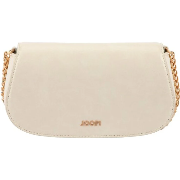 Joop! Scala Umhängetasche, 100% Leder, beige, 21 cm x 5 cm x 11 cm
