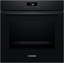 Bosch HBA572BB4 Serie 2 Einbau-Backofen, 60 cm, 71 L Garraum, Pyrolyse Selbstreinigung, AutoPilot 10, 3D-Heißluft, LED Touch Control, Schwarz