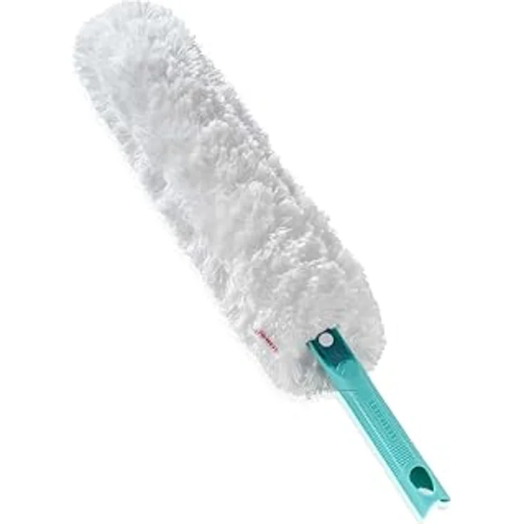 Leifheit SUPERDUSTER XL, Staubwedel mit 360° Mikrofaser-Textil, waschbar, lang ausziehbar mit Click-System – Bild 1