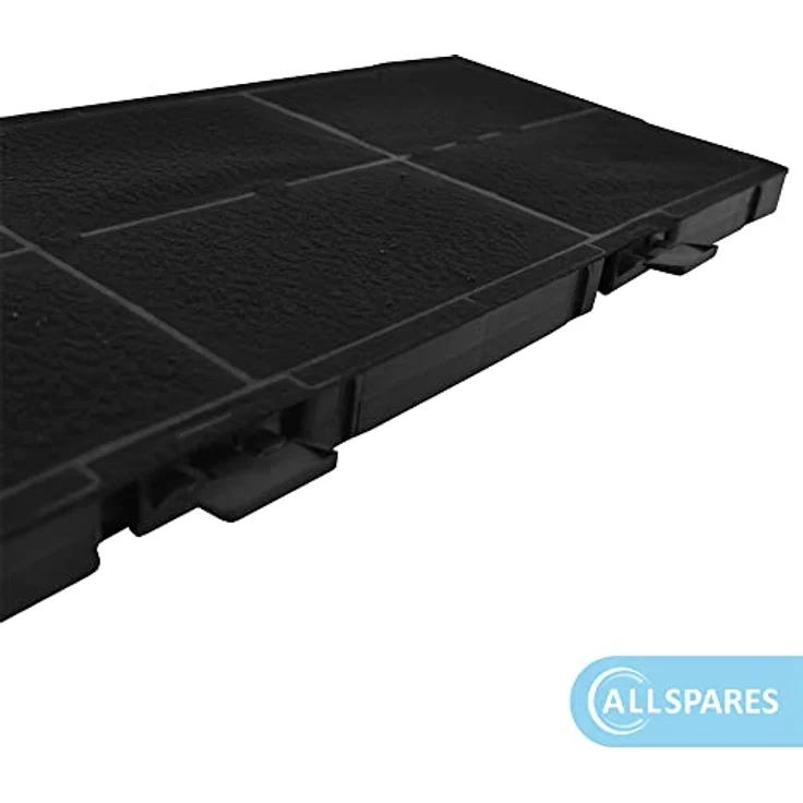 AllSpares Aktivkohlefilter (2 St.) für Dunstabzugshauben - Passend für Siemens LZ45610 | Neff Z54TC02X0 | Bosch DSZ4561 - 459 x 189 x 20 mm – Bild 4