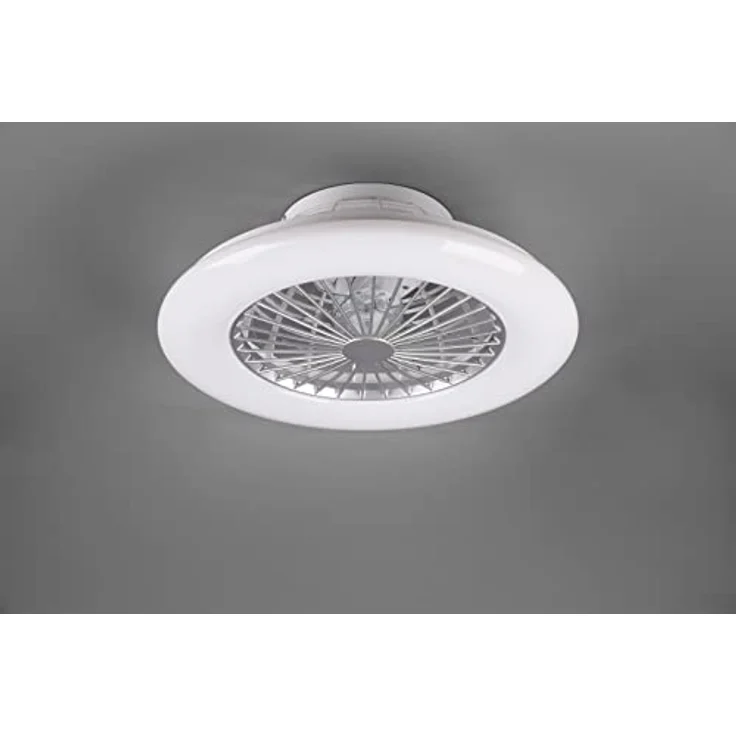Reality Leuchten LED Deckenventilator, Sterneneffekt, Fernbedienung, STRALSUND – Bild 8