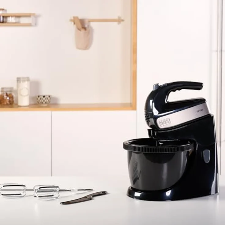 Black+Decker BXMXA500E Mixer Kneter, Plastic, Schwarz – Bild 5