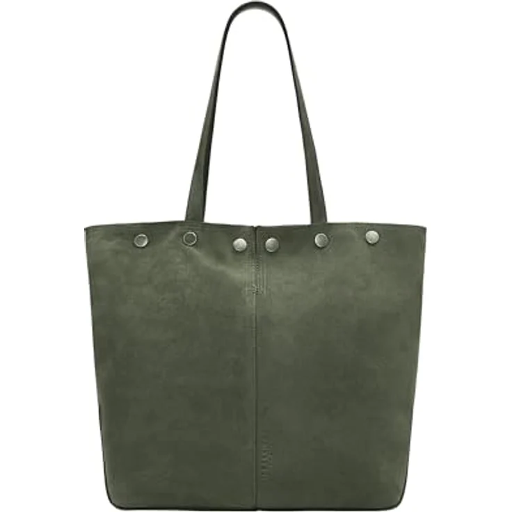 Liebeskind Rive Shopper Tasche, 100% Leder, 40 cm x 12 cm x 34 cm, grün – Bild 1