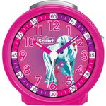 Scout Kinderwecker Friends, Lernwecker mit Beep-Beep Alarm, Zifferblattbeleuchtung und übersichtlicher Minutenring-Einteilung, Pferd Design