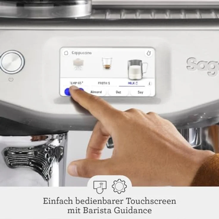 Sage - The Barista Touch Impress, Schwarzer Trüffel – Bild 5