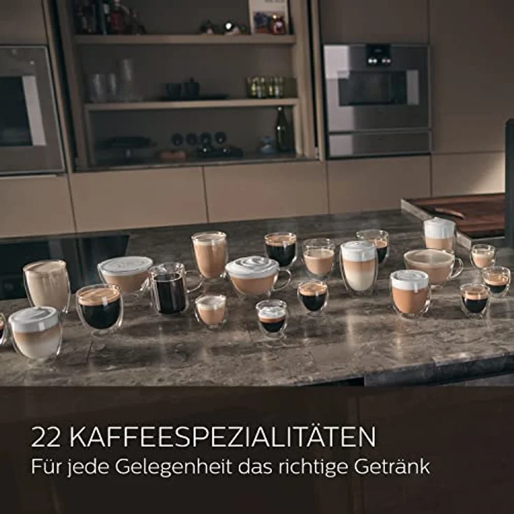 Saeco SM 8785-00 Xelsis Deluxe Kaffeevollautomat, schwarz-silber – Bild 4