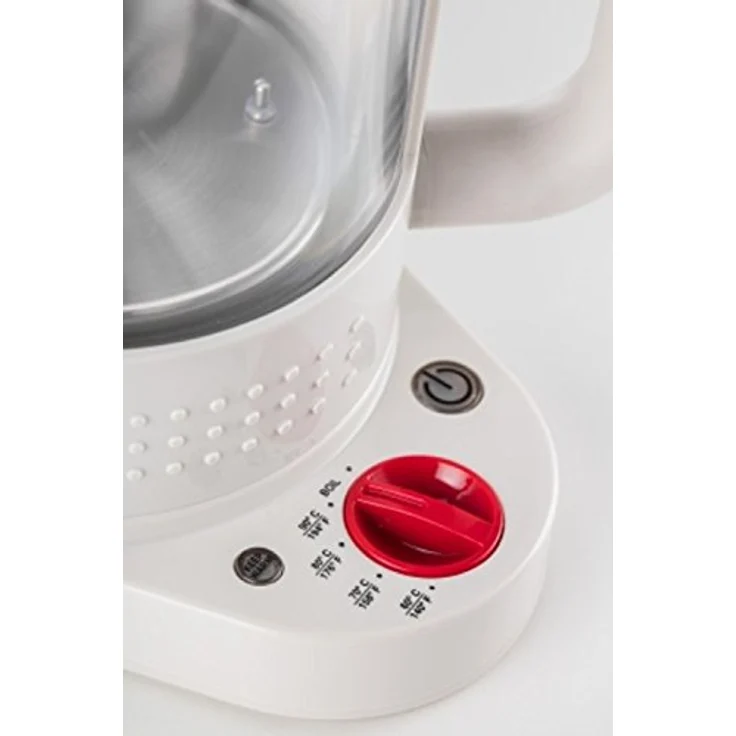 Bodum 11659-913EURO Bistro Elektrischer kocher, doppelwandig mit Temperaturregelung Kunststoff 19.5 x 23 x 26.5 cm, weiß – Bild 8