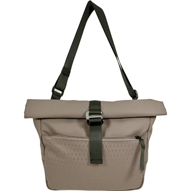 ZWEI Bodybag Jona JO100 Umhängetasche aus Polyester mit Organizer-Elementen, grau, 38 x 38 x 11 cm – Bild 1