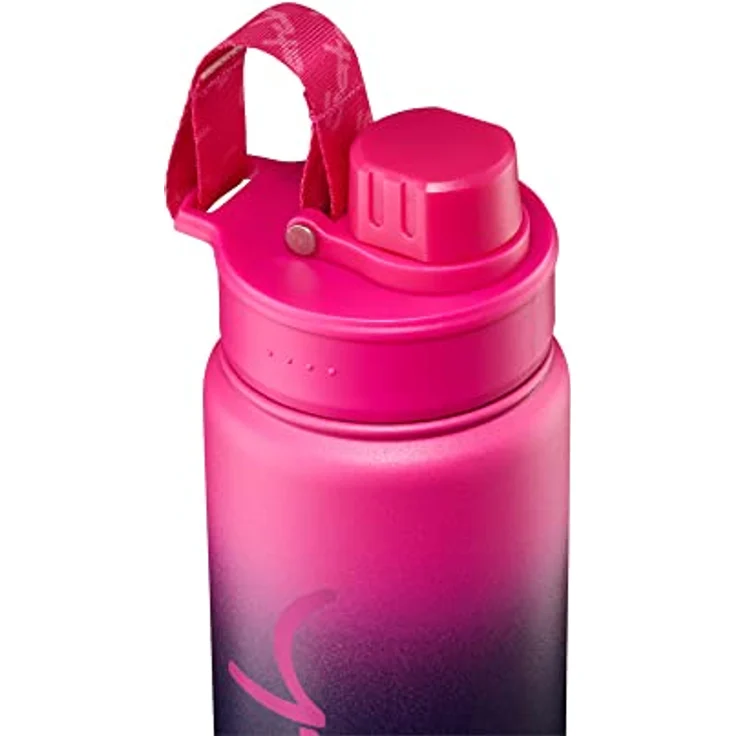 satch Trinkflasche aus Edelstahl BPA-frei 0,5l, Auslaufsicher und Kohlensäure geeignet, für Heiße und Kalte Getränke Pink Graffiti - Pink – Bild 4