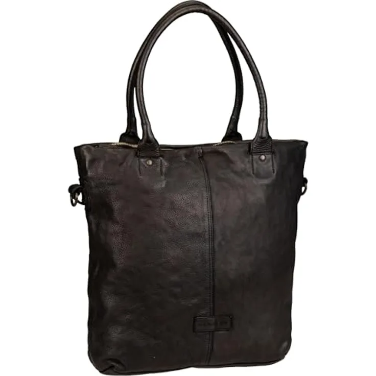 HAROLD'S Shopper Submarine SU94, lässiger Shopper aus pflanzlich gegerbtem Rindleder, 40 cm breit