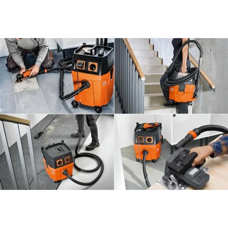 Fein Dustex 25 L Industriestaubsauger Beutel - beutellos 22 Liter – Bild 5