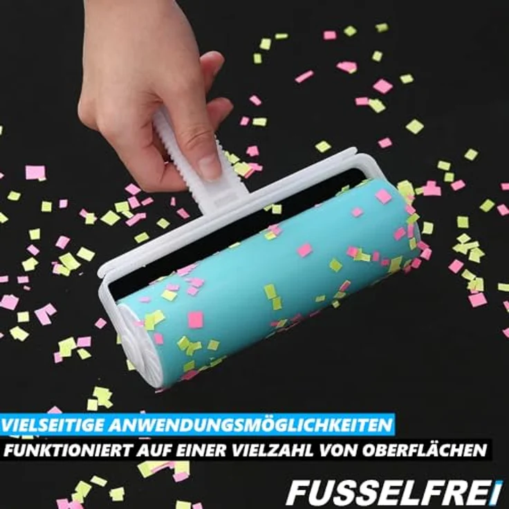 MAVURA Fusselroller FUSSELFREI wiederverwendbarer Fusselentferner Tierhaarentferner waschbar Flaumentferner abwaschbar - Preisvergleich – Bild 4