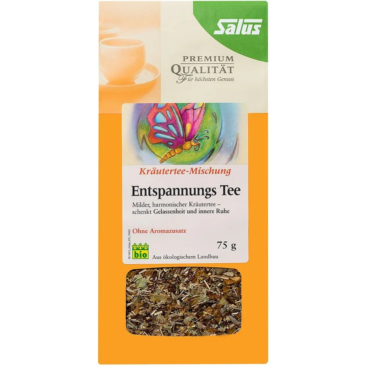 Salus Entspannungs T Kräutertee Bio, milder und harmonischer Tee, 75 g – Bild 1