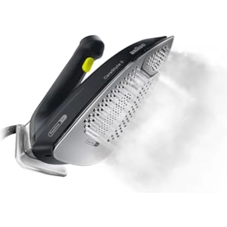 Braun CareStyle 3 IS3257BK, Dampfbügelstation mit FreeGlide 3D Technologie, 125 g/min Dampf, iCare Modus, 1,8L abnehmbarer Tank, Schwarz – Bild 2