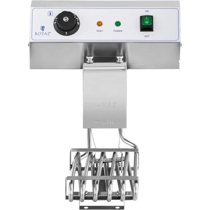 Royal Catering Fritteuse Edelstahl Doppel Fritteuse RCEF 16DH 1 2 x 16 Liter 7200 Watt – Bild 6