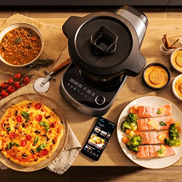 Cecotec Multifunktions-Küchenroboter Mambo 11090 Habana, 1600 W, 37 Funktionen, App, Waage, Antihaftbeschichtete Habana-Kanne, 3,3-Liter-Edelstahlkanne, Spülmaschinenfest, Rezeptbuch, Zubehör – Bild 5