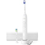 Philips Sonicare Elektrische Zahnbürste Series 6500 HX7410/02, mit Andruckkontrolle, 3 Intensitätsstufen, inkl. Ladegerät, Reiseetui, weiß