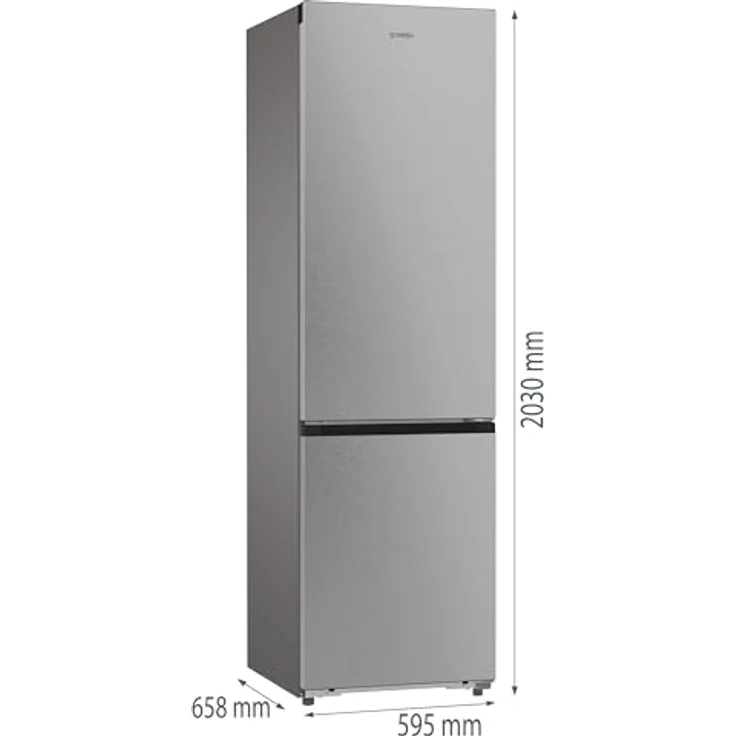 GORENJE NRB620C6X4WFE Kühl-Gefrier-Kombination, Inox, 413 l, SmartHome-fähig, Inverter Kompressor, Total NoFrost – Bild 2