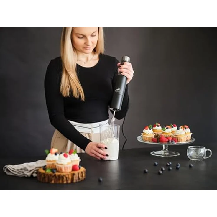 eta Stabmixer ETA321990010, 1000 W, ergonomisches Design, 9-stufige Geschwindigkeitsregulierung, Edelstahlmesser, leicht zu reinigen – Bild 3