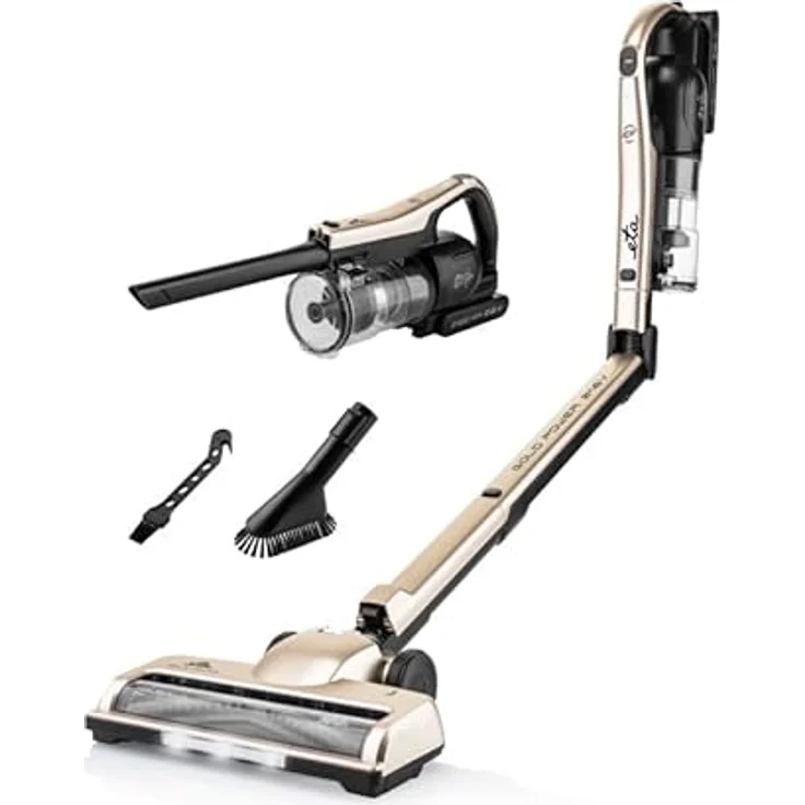 ETA Gold Power, Kabelloser 2-in-1 Hand- und Akkusauger mit Li-Ion Akku, 0,4 l Staubbehälter, LED-Düse, 35 Min. Laufzeit, beutellos – Bild 1