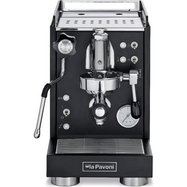 La Pavoni New Mini Cellini Espressomaschine, Pumpendruckmanometer, Edelstahlgehäuse – Bild 1