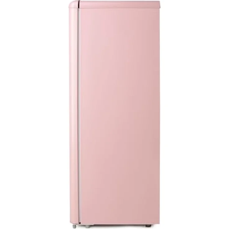 Domo DO91708R, Freistehender Kühlschrank in Rosa mit Holzoptik-Griff, 218 l, Energieklasse D, 39 dB – Bild 9