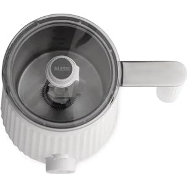Alessi Plissé MDL13 W - Multifunktions-Induktions-Milchaufschäumer, aus Thermoplastischem Harz, Kanne aus Edelstahl 18/10, Europäischer Stecker 600 W, 35 cl, Weiß – Bild 4