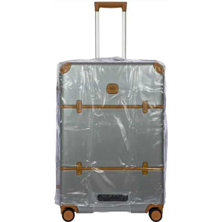 Brics Bellagio Kofferüberzug für Trolleys S, Transparent, strapazierfähige PVC-Hülle für Handgepäck (bis 50L) – Bild 1