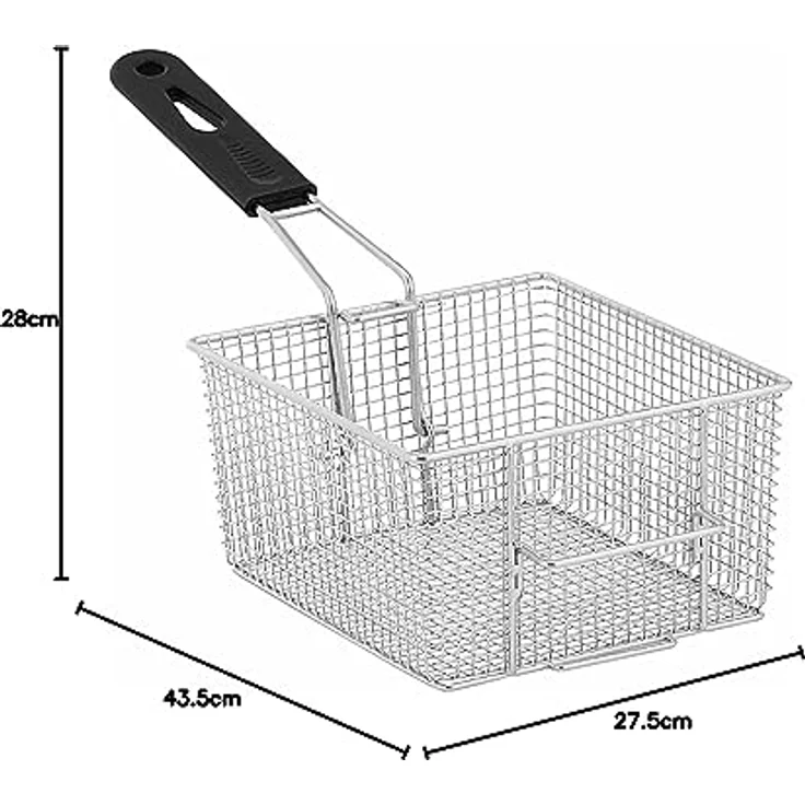 Royal Catering 1254 Fritteuse, mit Öl, 3200 Watt, 10 Liter Fassungsvermögen, silber, Edelstahl – Bild 7