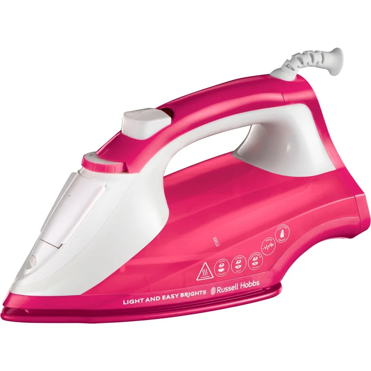 RUSSELL HOBBS Dampfbügeleisen 26480-56 Light & Easy Brights Berry, 2400 W - Keramik-Bügelsohle mit 2x längerer Haltbarkeit und sanftem Gleiten