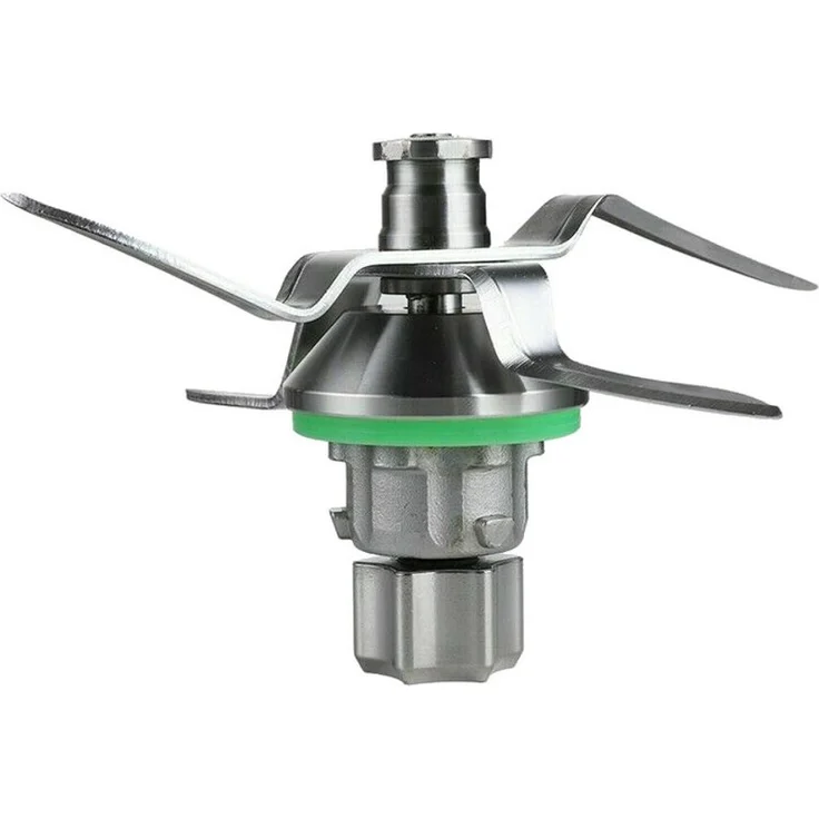 Trade-Shop Flügelmesser Mix-Messer für Thermomix TM5, inkl. Dichtungsring, korrosionsbeständig, 4 Klingen, drehbar im Rechts- oder Linkslauf