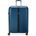 Delsey, Koffer, Harde koffer / Trolley / Reiskoffer - Promenade - 76 cm - Blauw, (116 l, XL) - Robuste Hartschale aus Polycarbonat, TSA-Schloss, Dehnfalte