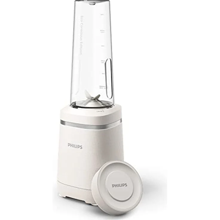 Philips 5000 Series HR2500/00 Smoothiemaker, 350 Watt, 0,6 Liter, ProBlend Technologie, Kunststoff, seidenweiß matt – Bild 2