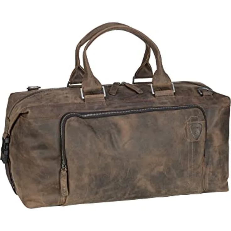 Strellson Richmond Landon Weekender Reisetasche aus 100% Leder, 50 cm, braun