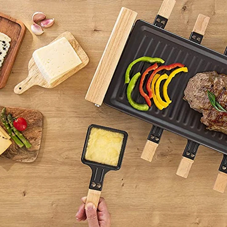 cecotec Cheese & Grill 8200 WOOD Black 03090 – Bild 4