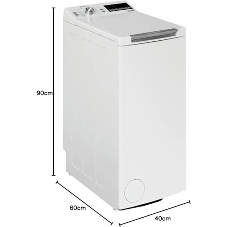 Bauknecht WMT Pro Eco 6ZB, Toplader-Waschmaschine, B, Fassungsvermögen 6 kg, Standgerät, Breite 40 cm – Bild 17