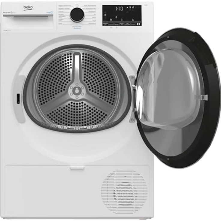 Beko B3T442491 Wärmepumpentrockner 10 kg, SteamCure - Dampffunktion, Allergikergeeignet, Aquawave Schontrommel, Hygiene Trocknen & Hygiene Auffrischen, 15 Programme, Weiß – Bild 5