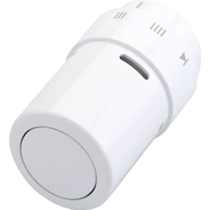 Danfoss Design Fühlerelement RAX, eingebauter Temperaturfühler für RA-Ventile, RAL 9016, 8°C-28°C Regelbereich, werkzeuglose Montage