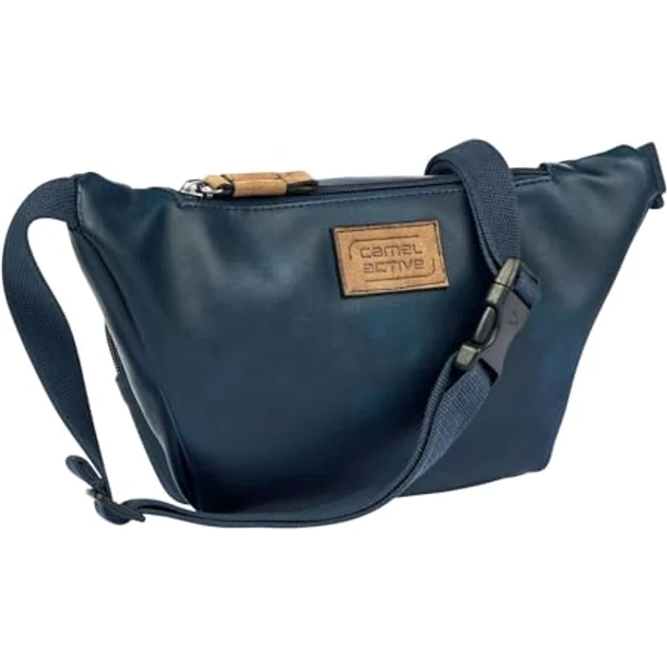 camel active Laos Gürteltasche, 29 cm, dunkelblau aus Polyurethan, praktische Umhängetasche – Bild 2