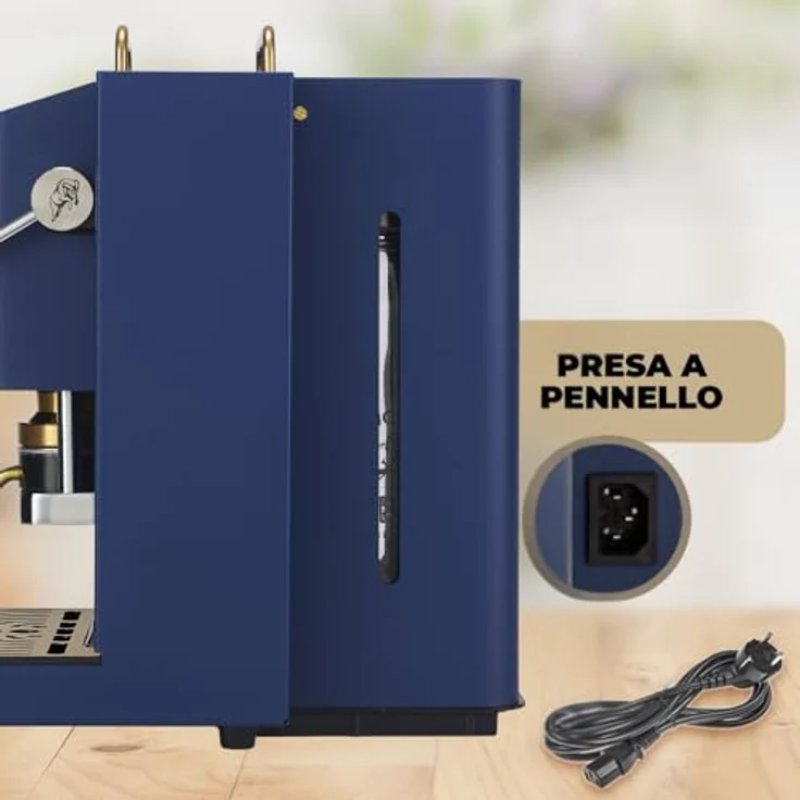 Faber Coffee Machines Pro Deluxe 3.0 Chrom Kaffeepadmaschine, 44 mm ESE-Pad kompatibel, hygienischer Glastank, magnetisch abnehmbare Brühgruppe, edle Chrom-Details – Bild 5