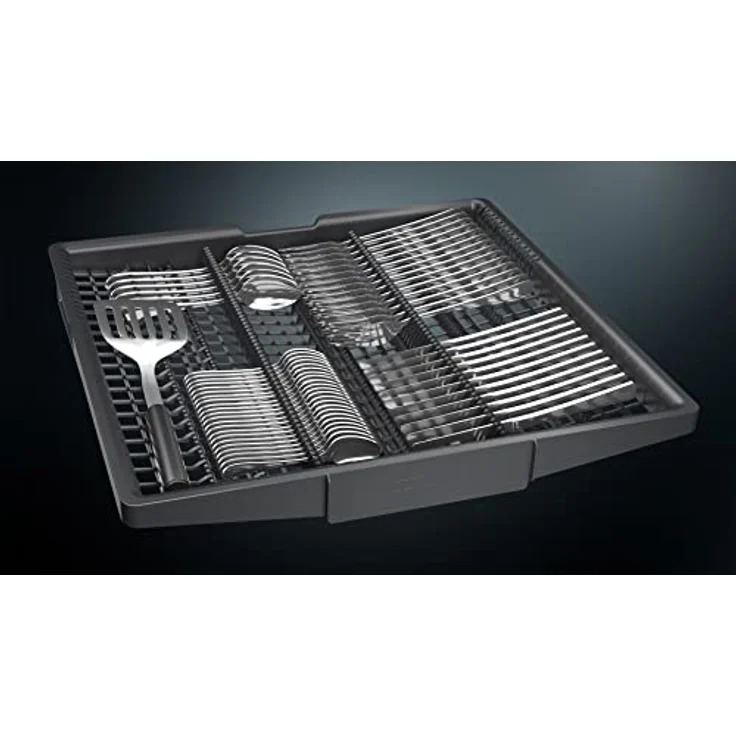 Siemens SN43ES14VE Geschirrspüler iQ300, unterbaufähige Spülmaschine mit Besteckschublade, 60 cm, Home Connect, Remote Monitoring, TabCounter, Edelstahl – Bild 5