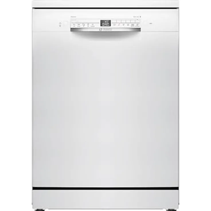Bosch SMS2ITW09E, Freistehender Geschirrspüler 60 cm, Weiß, mit Home Connect und Silence on Demand Funktion