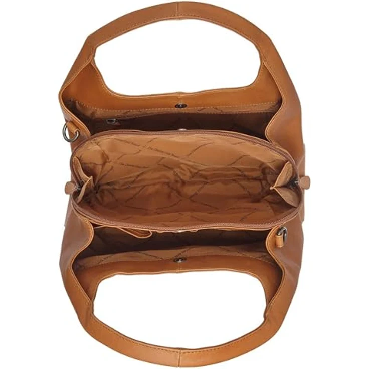 The Chesterfield Brand Salina Schultertasche, Leder, 32 cm, mit Magnetverschluss und Innenraumteiler – Bild 3