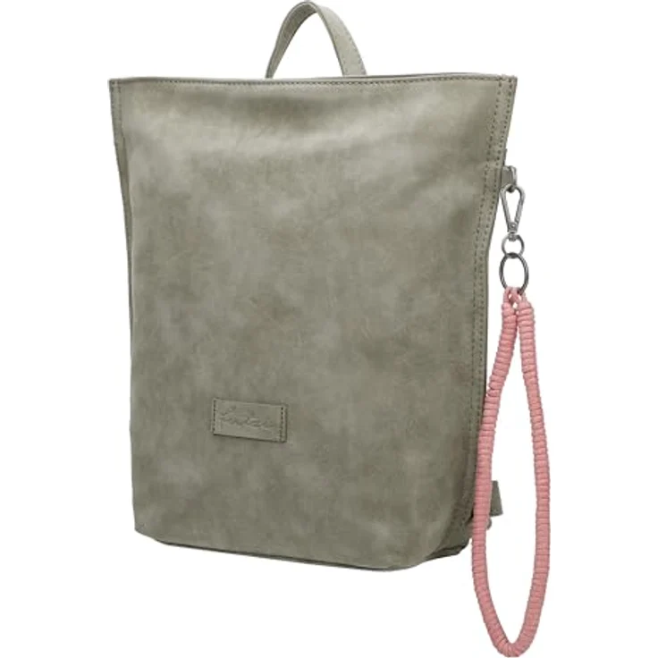 Fritzi aus Preußen Cityrucksack Fritzi33N, mit abnehmbarer Schlüsselschlange, moderner Kurier-Look, schwarz – Bild 3