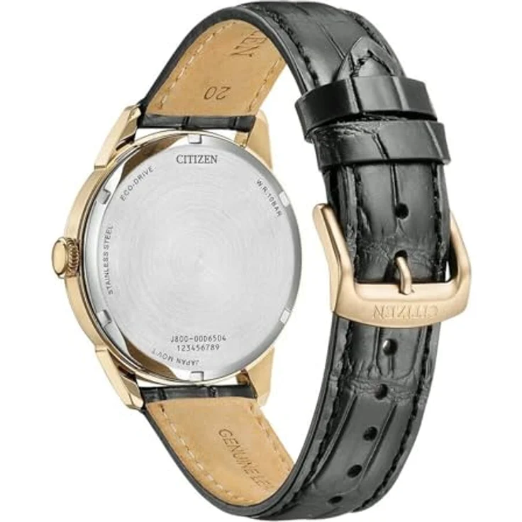 Citizen Herrenuhr Edelstahl, Weiß, 40.5 mm, Eco-Drive, Analog Quartz, AW0153-04AC – Bild 3