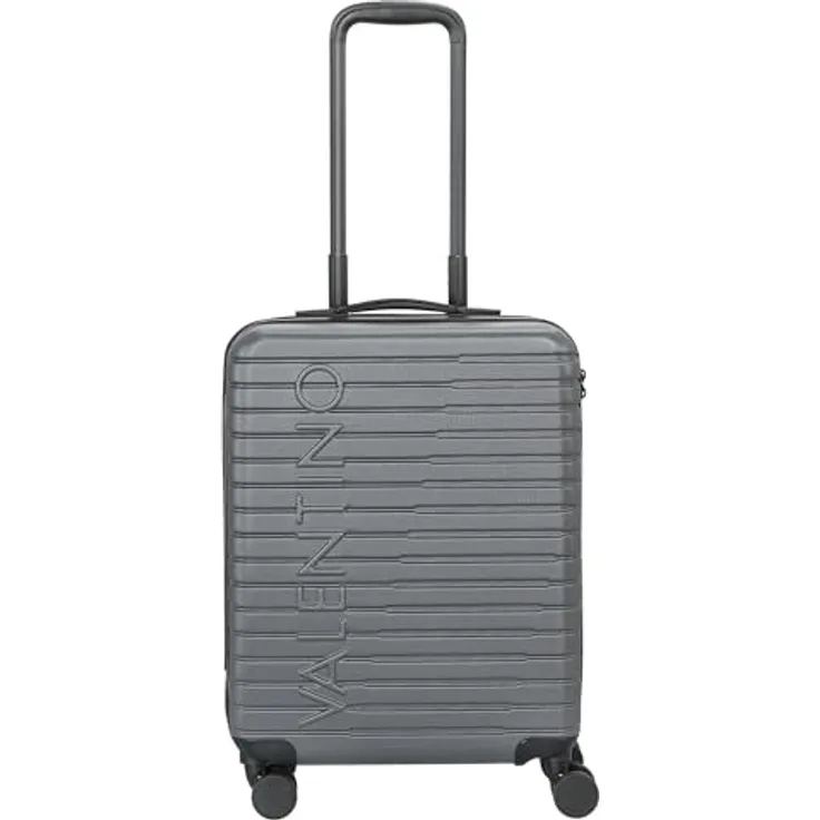 Valentino Mercury 4 Rollen Kabinentrolley 54 cm, Grau, mit 37 l und arretierbarem Griff
