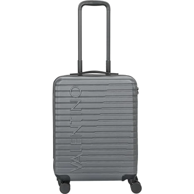 Valentino Mercury 4 Rollen Kabinentrolley 54 cm, Grau, mit 37 l und arretierbarem Griff – Bild 1