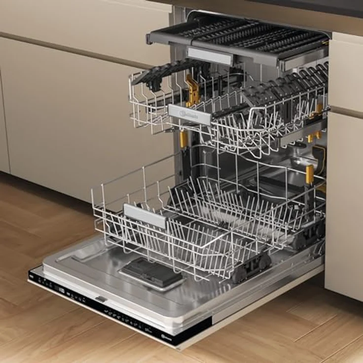 Bauknecht BK7IA115B2M6L0, Einbau-Geschirrspüler vollintegriert 60 cm, A-Energieeffizienz, 42 dB, MaxiSpace für 15 Maßgedecke, 10 Spülprogramme, PowerClean Pro – Bild 4