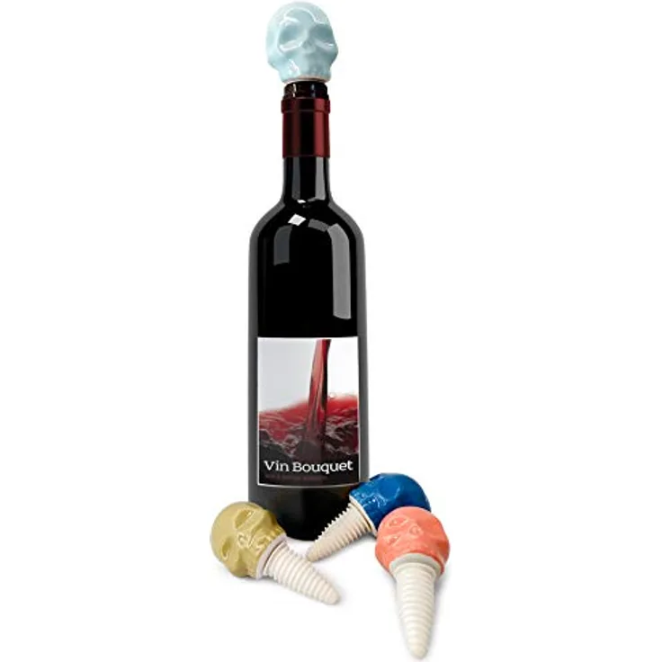 Vinbouquet Vin Bouquet FIT 437 Keramikstopfen Totenkopf, ursprüngliche